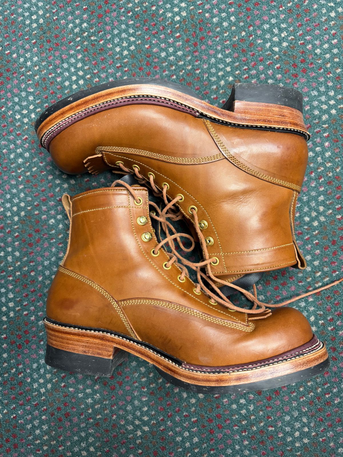 Photo by lemoncurry on March 24, 2026 of the Fortis Boots Goldrush in Badalassi Carlo Cognac Minerva.