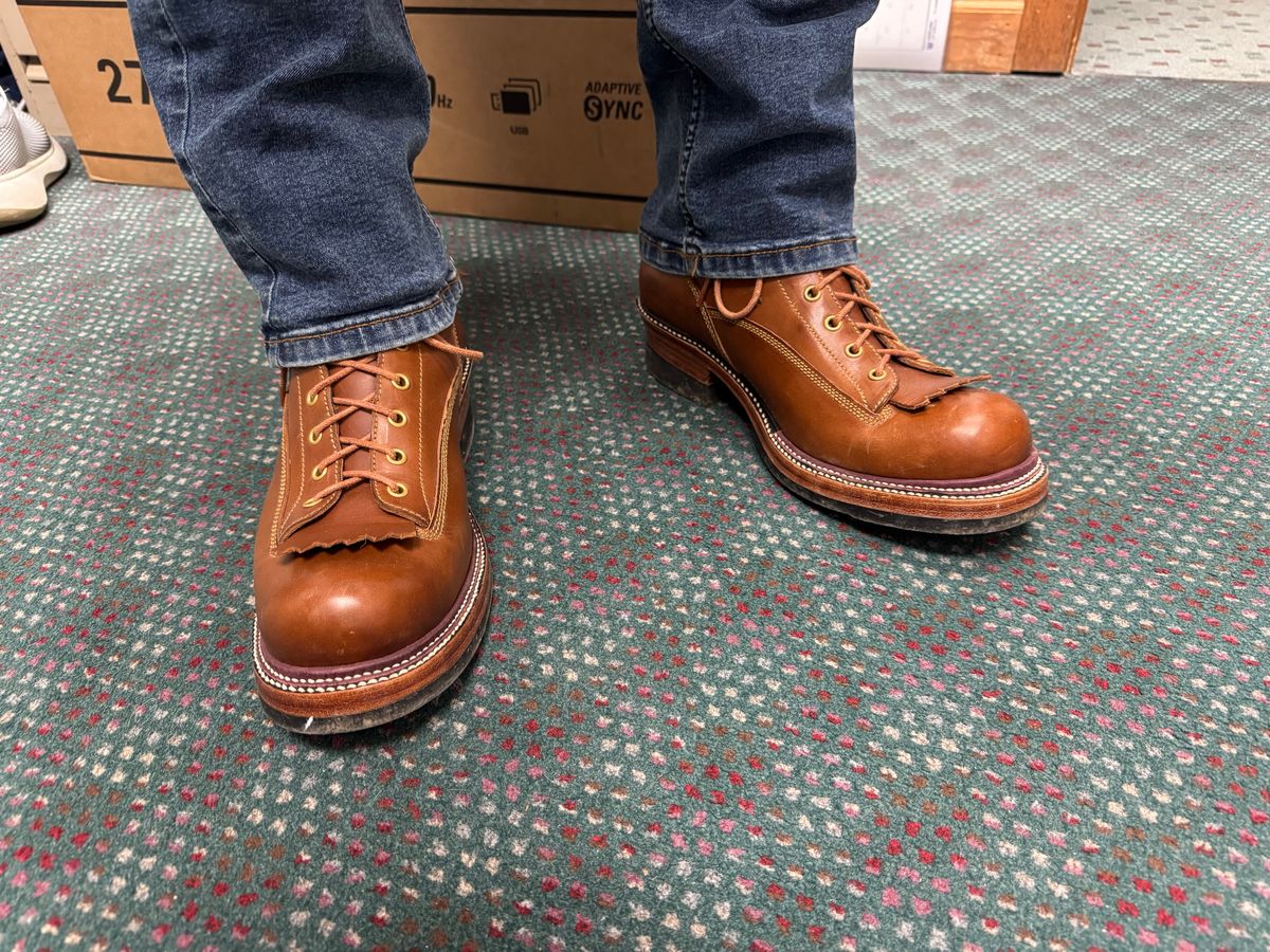 Photo by lemoncurry on May 13, 2026 of the Fortis Boots Goldrush in Badalassi Carlo Cognac Minerva.
