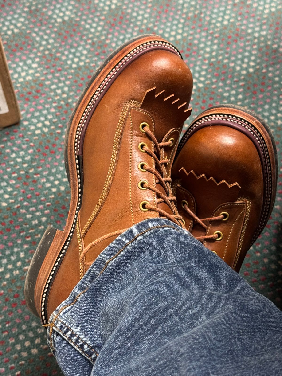 Photo by lemoncurry on May 13, 2026 of the Fortis Boots Goldrush in Badalassi Carlo Cognac Minerva.