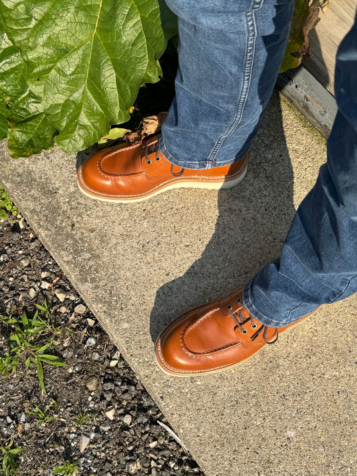 Photo by lemoncurry on June 30, 2026 of the Grant Stone Brass Boot in Badalassi Carlo Saddle Tan Minerva.