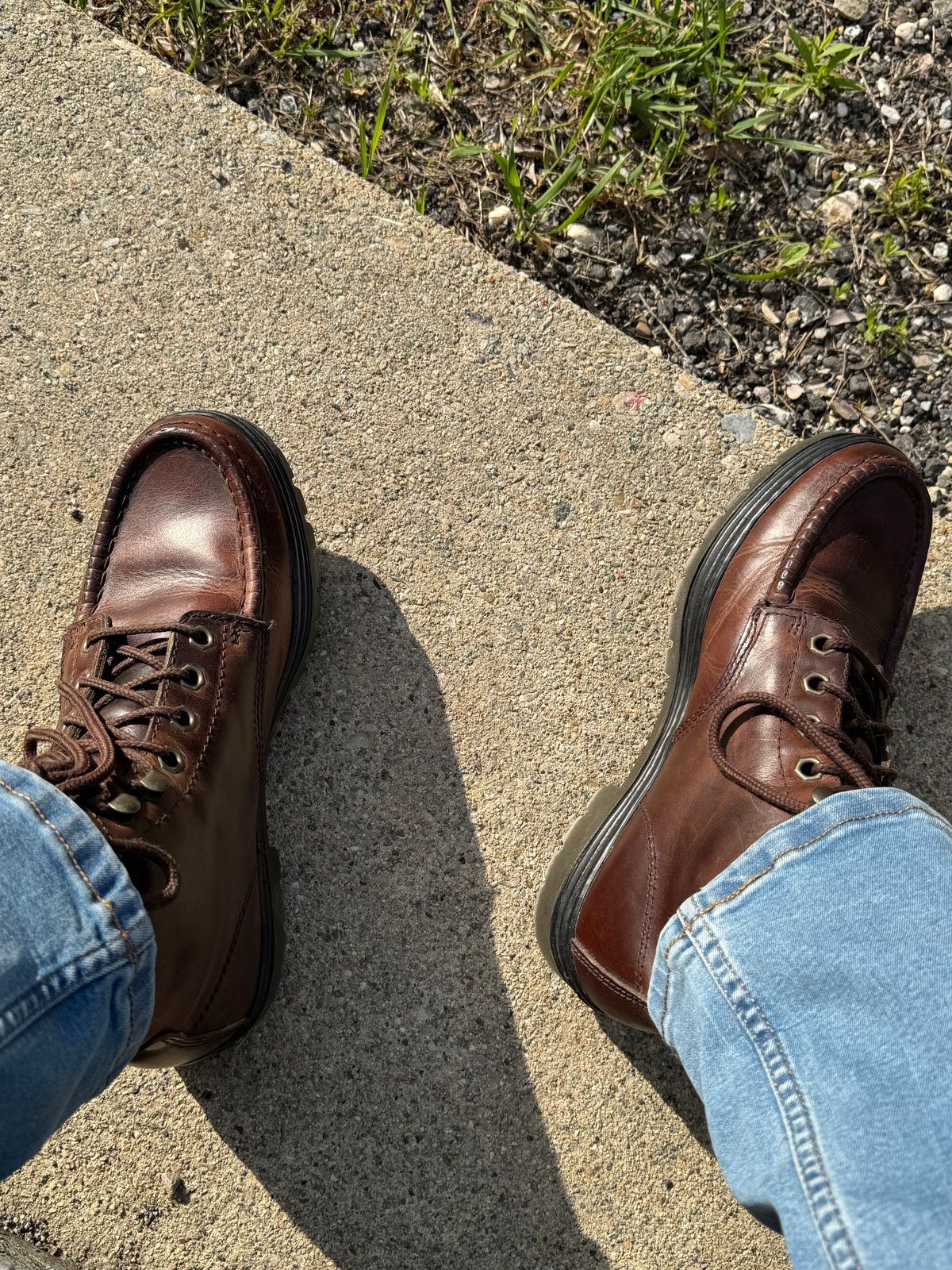 Photo by lemoncurry on June 5, 2026 of the Timberland Moc Toe Boot in Unknown Leather.
