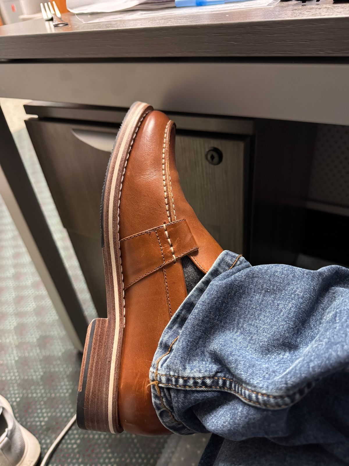 Photo by lemoncurry on March 11, 2026 of the HELM Boots The Wilson in Krumenauer Teak.