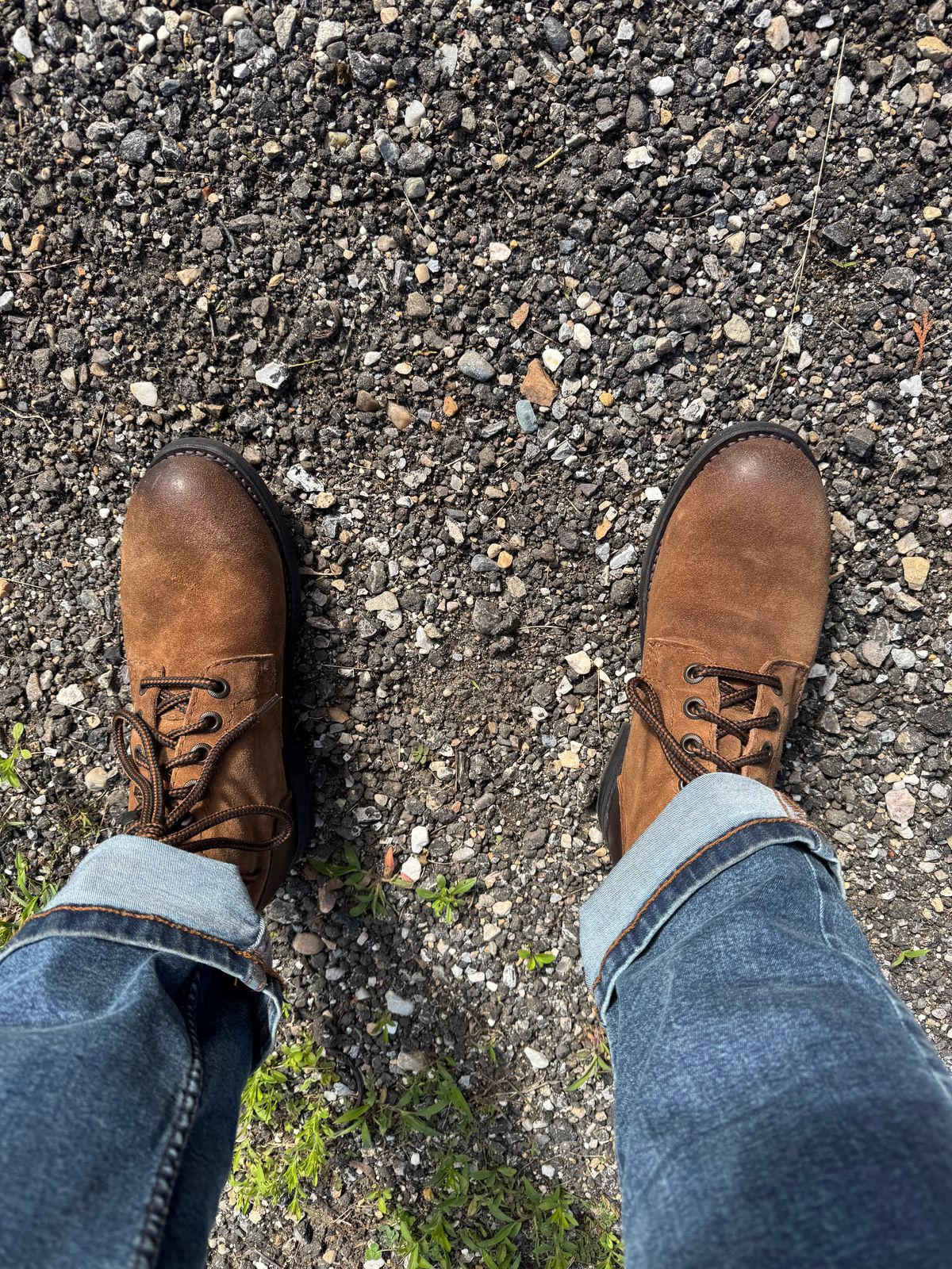 Photo by lemoncurry on June 25, 2026 of the Milwaukee Boot Company Pfister Plain Toe in Suede.