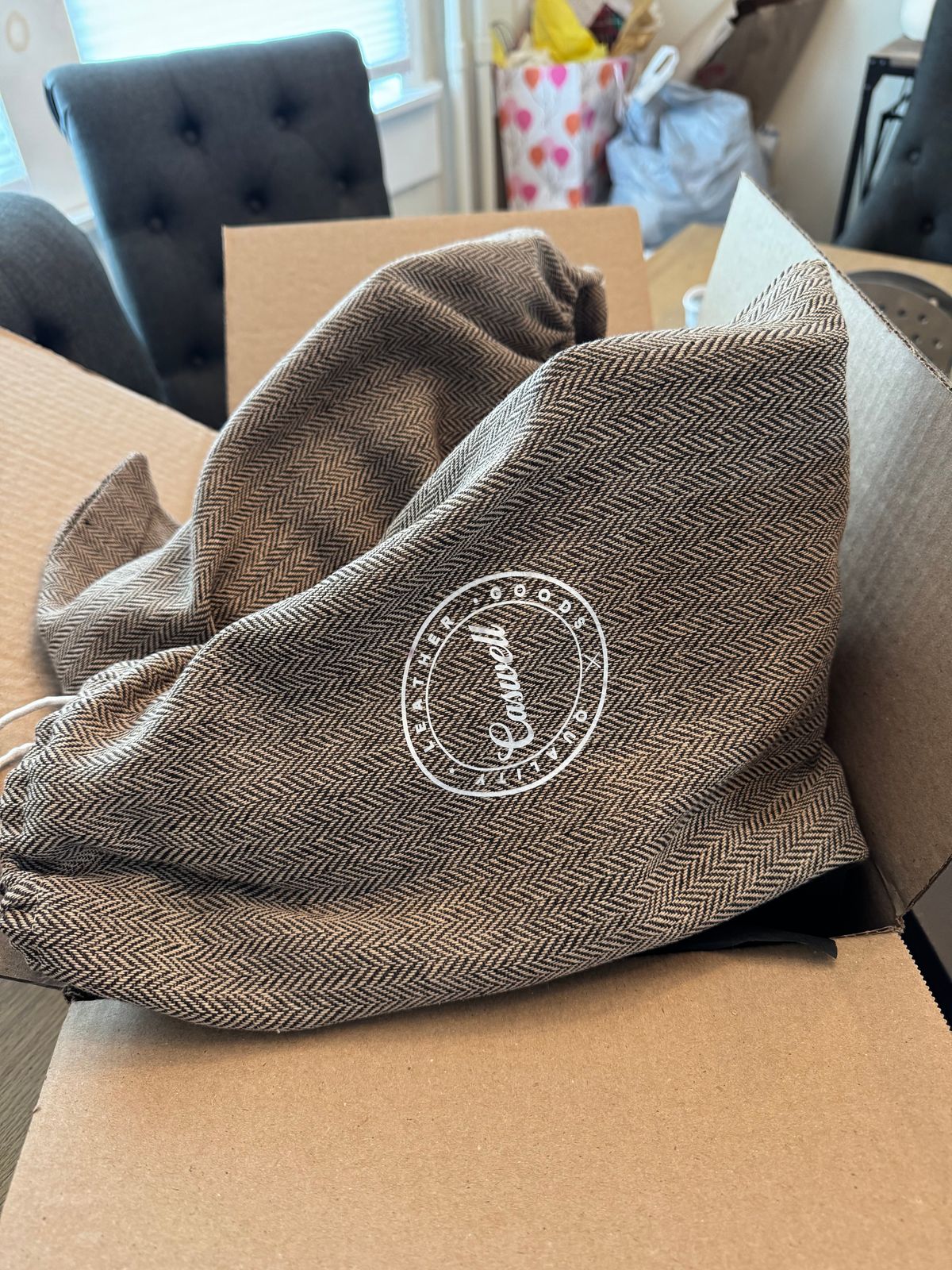 Photo by lemoncurry on April 22, 2026 of the Caswell X Stridewise Lisbon in Jabari Wild Boar Cognac.