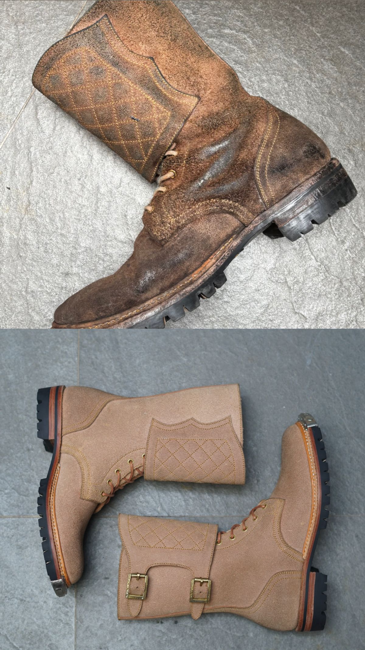 Photo by pungkymardhany on December 7, 2025 of the Fortis Boots Dust Rider in Wickett & Craig Russet Skirting.