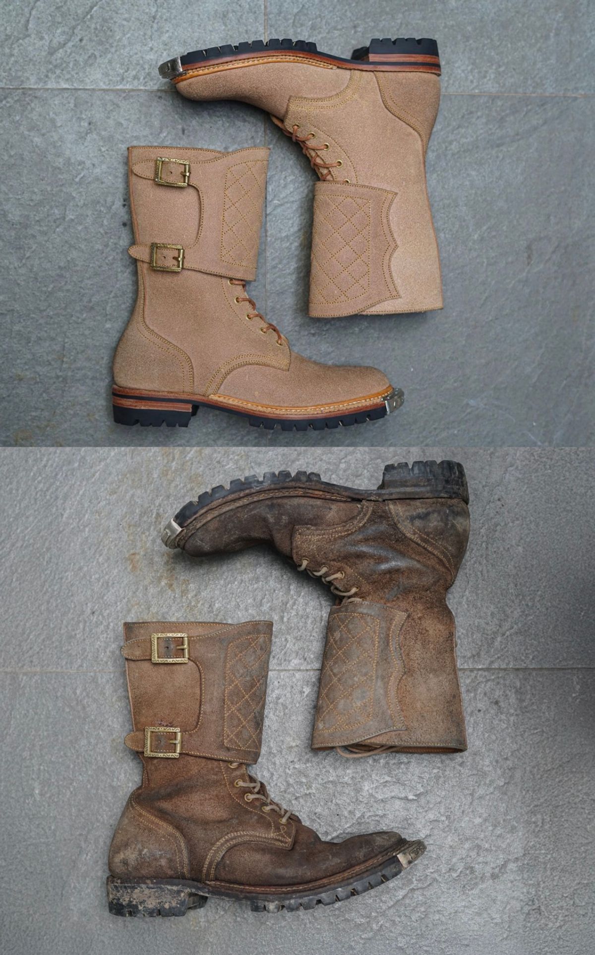 Photo by pungkymardhany on December 16, 2025 of the Fortis Boots Dust Rider in Wickett & Craig Russet Skirting.