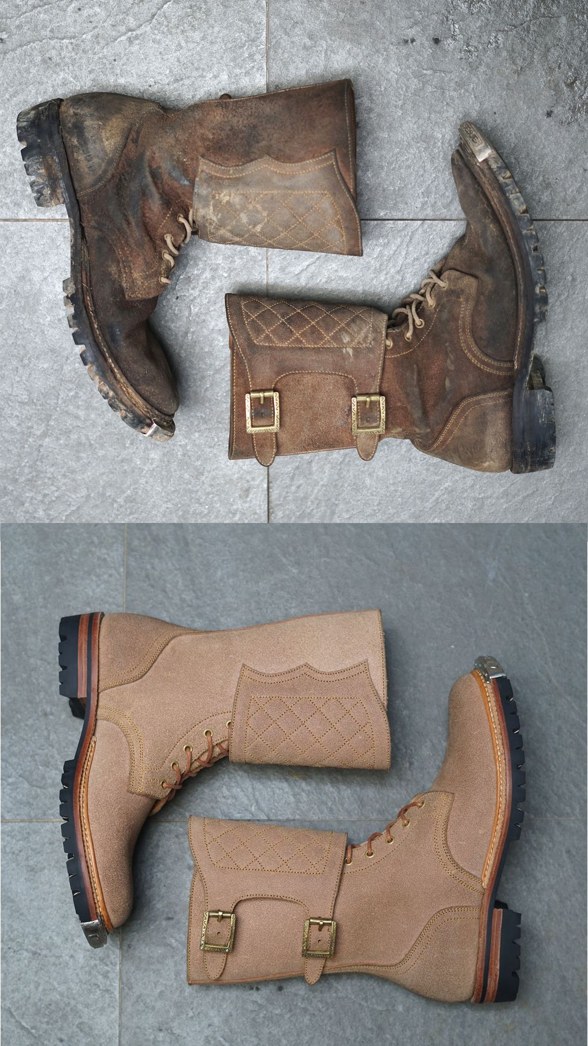 Photo by pungkymardhany on January 2, 2026 of the Fortis Boots Dust Rider in Wickett & Craig Russet Skirting.