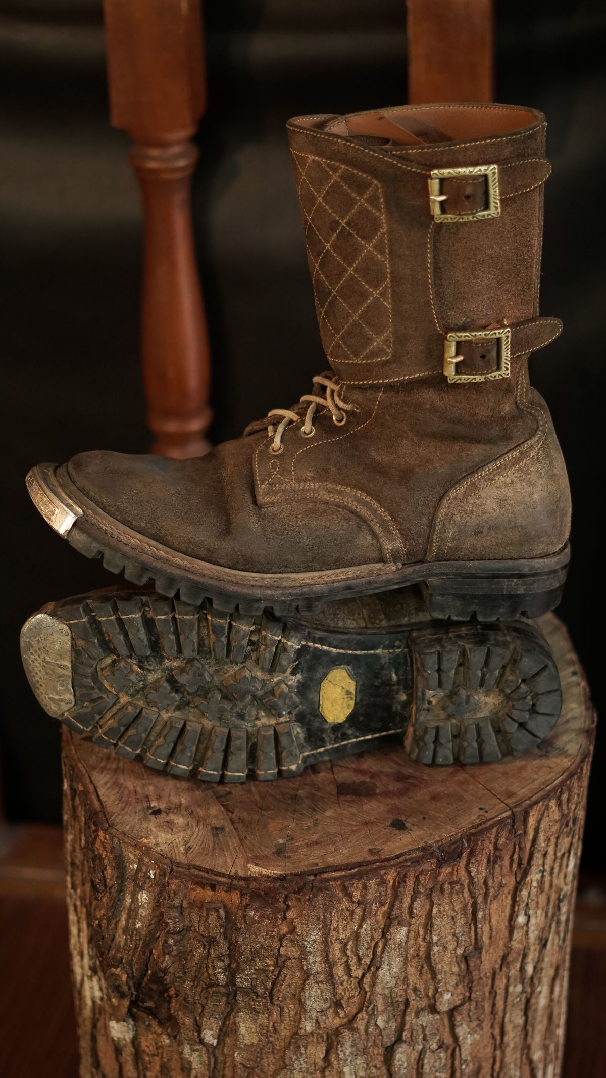 Photo by pungkymardhany on February 2, 2026 of the Fortis Boots Dust Rider in Wickett & Craig Russet Skirting.