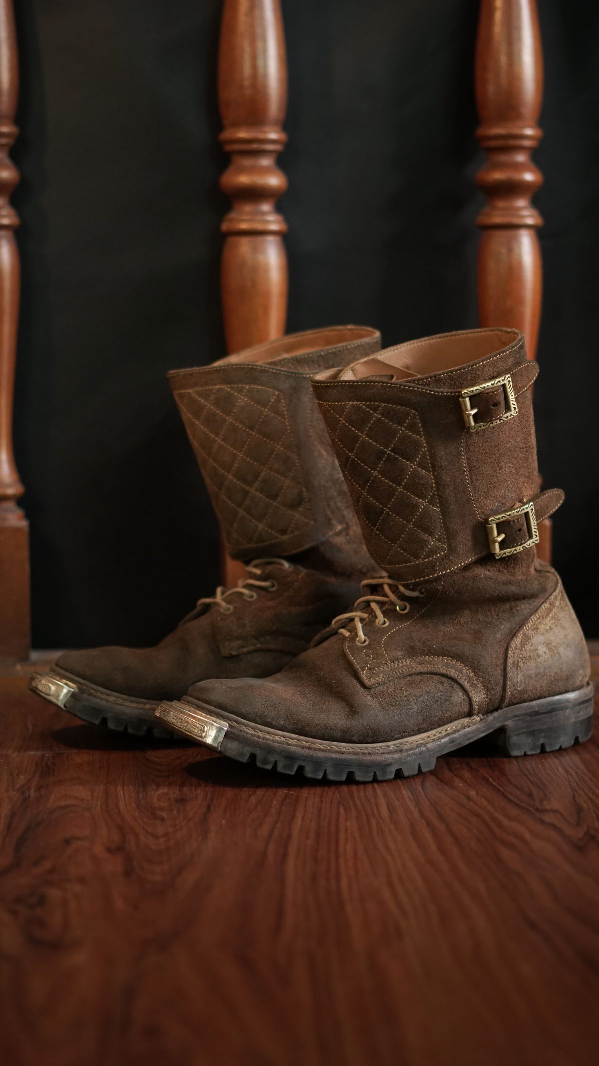 Photo by pungkymardhany on February 2, 2026 of the Fortis Boots Dust Rider in Wickett & Craig Russet Skirting.