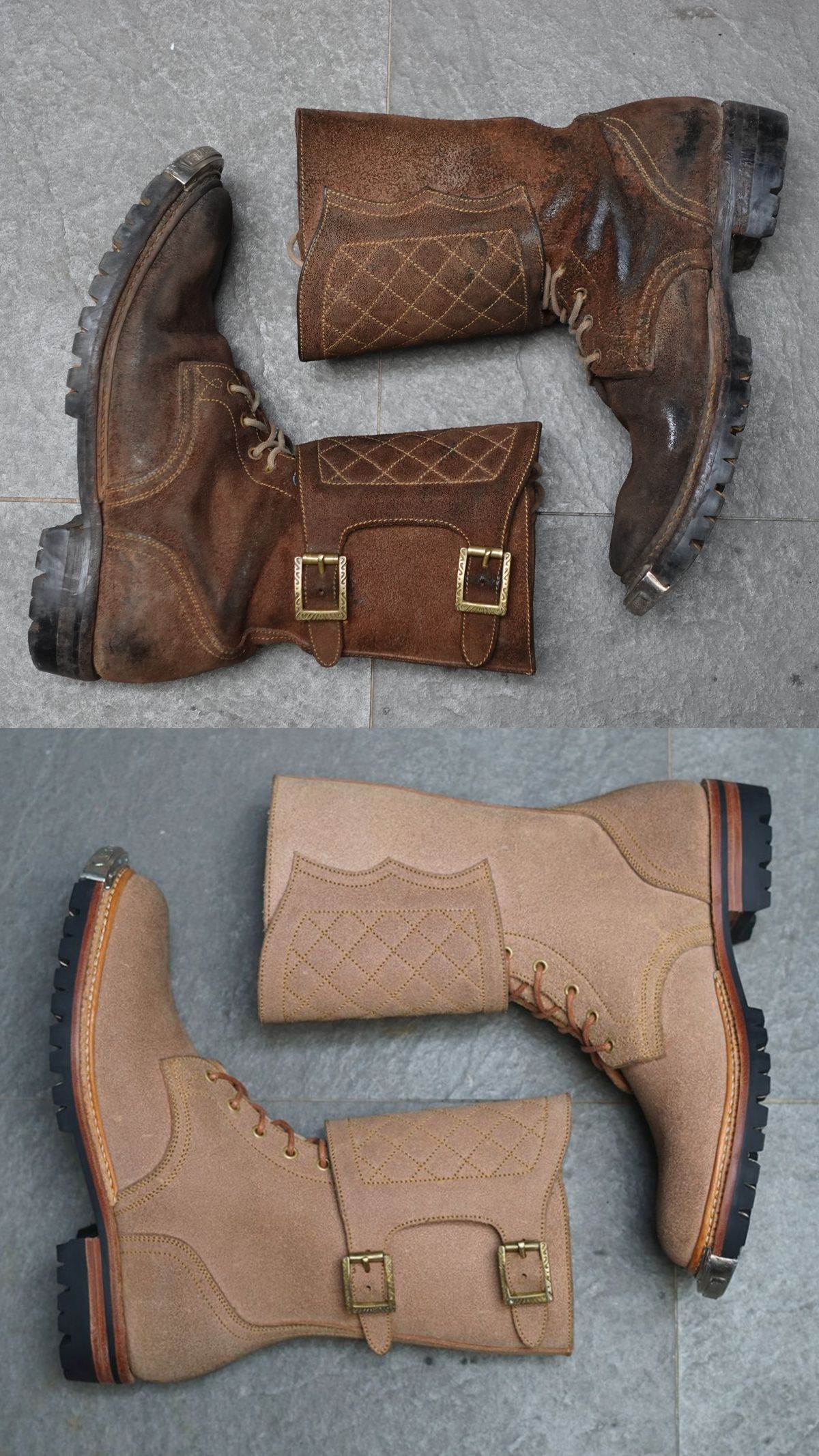 Photo by pungkymardhany on March 29, 2026 of the Fortis Boots Dust Rider in Wickett & Craig Russet Skirting.