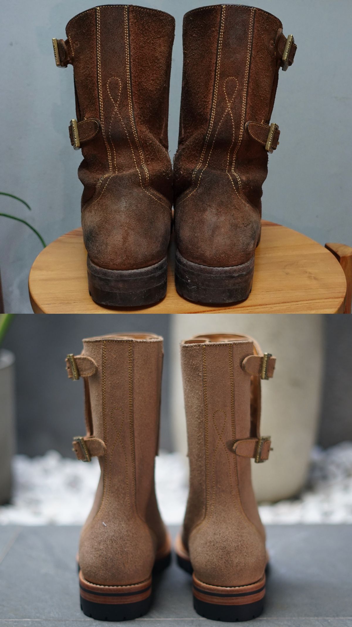 Photo by pungkymardhany on April 1, 2026 of the Fortis Boots Dust Rider in Wickett & Craig Russet Skirting.