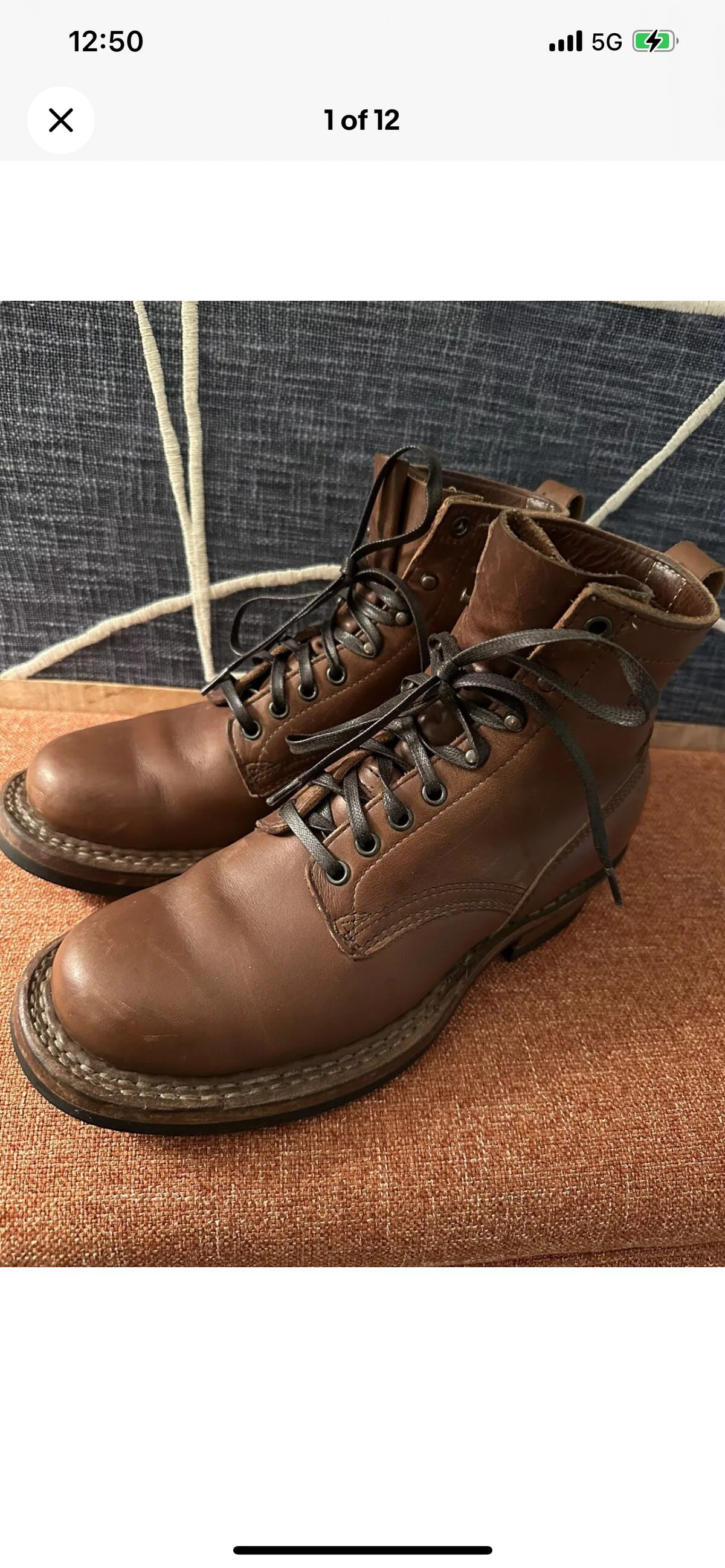 Photo by austinnvickers on May 23, 2024 of the White's 350 Cruiser in Horween Natural Chromexcel.