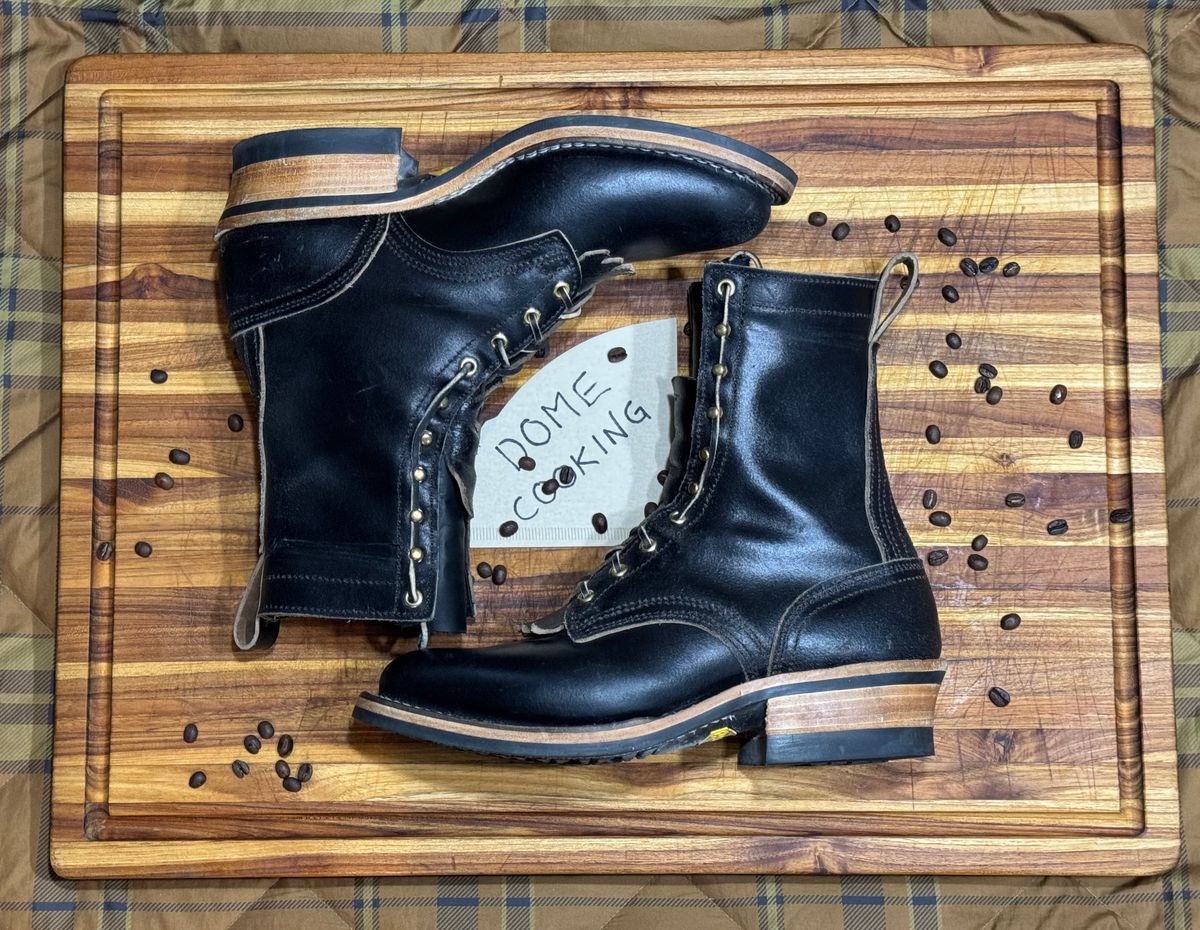 Photo by Atevans77 on November 1, 2025 of the Nicks Ranger in Horween Black Waxed Flesh.