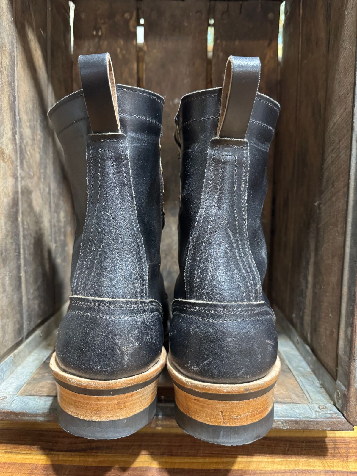 Photo by Atevans77 on November 1, 2025 of the Nicks Ranger in Horween Black Waxed Flesh.