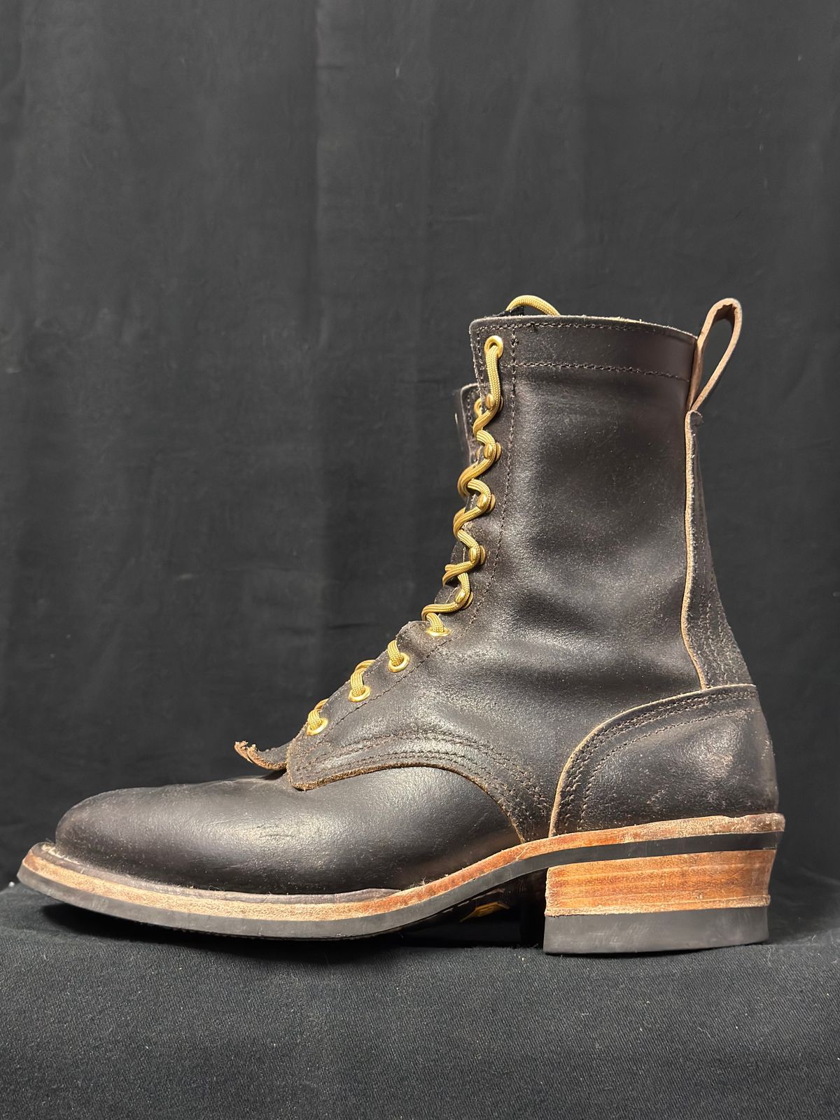 Photo by Atevans77 on December 4, 2025 of the Nicks Ranger in Horween Black Waxed Flesh.