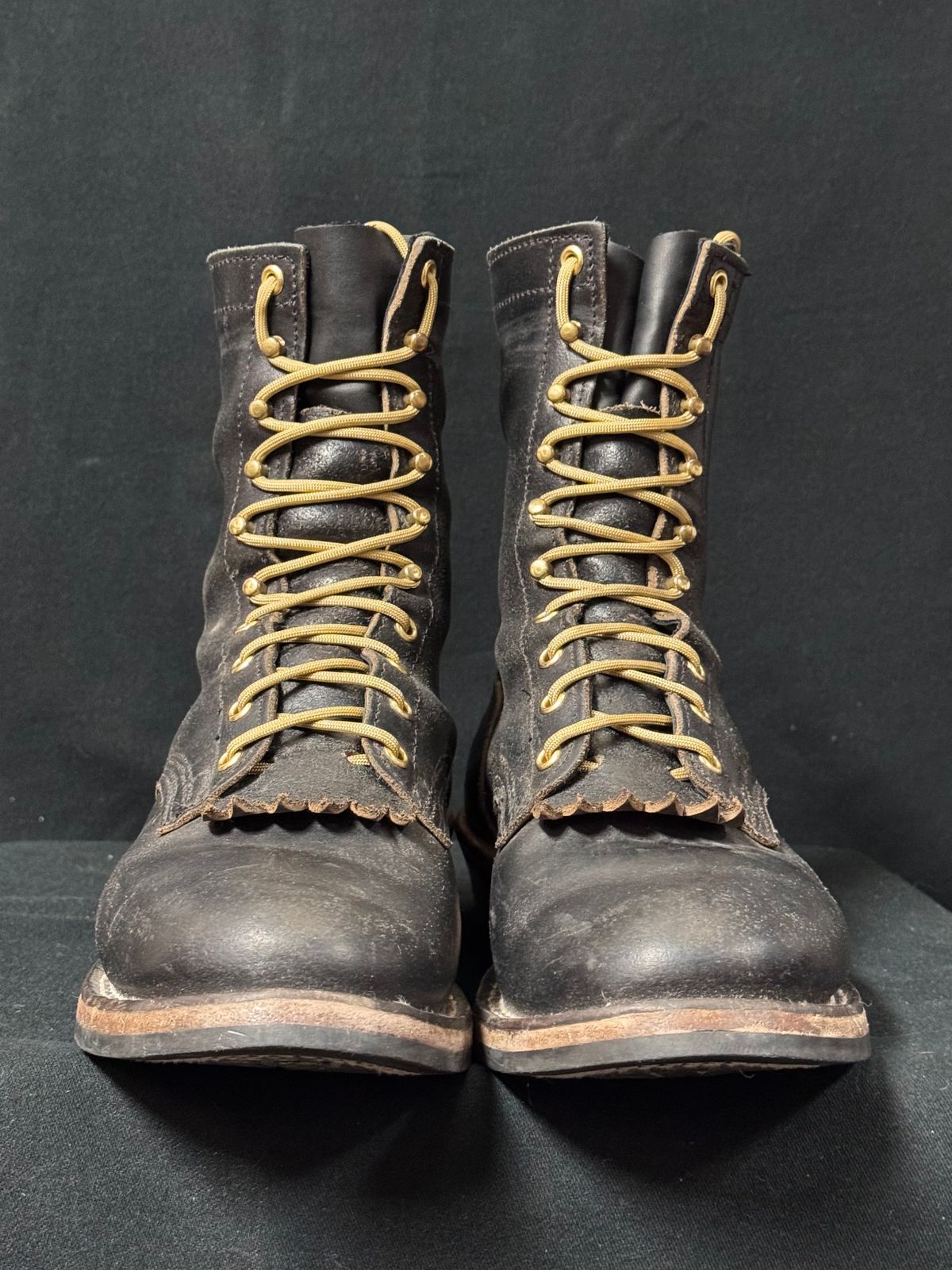 Photo by Atevans77 on December 4, 2025 of the Nicks Ranger in Horween Black Waxed Flesh.