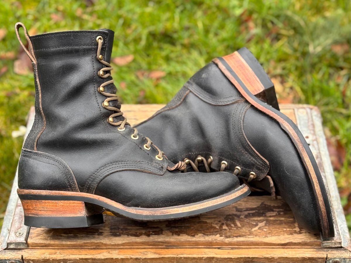 Photo by Atevans77 on January 4, 2026 of the Nicks Ranger in Horween Black Waxed Flesh.
