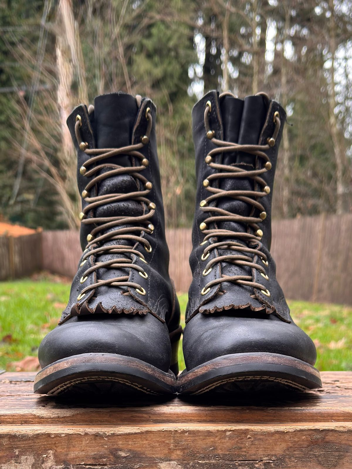 Photo by Atevans77 on January 4, 2026 of the Nicks Ranger in Horween Black Waxed Flesh.
