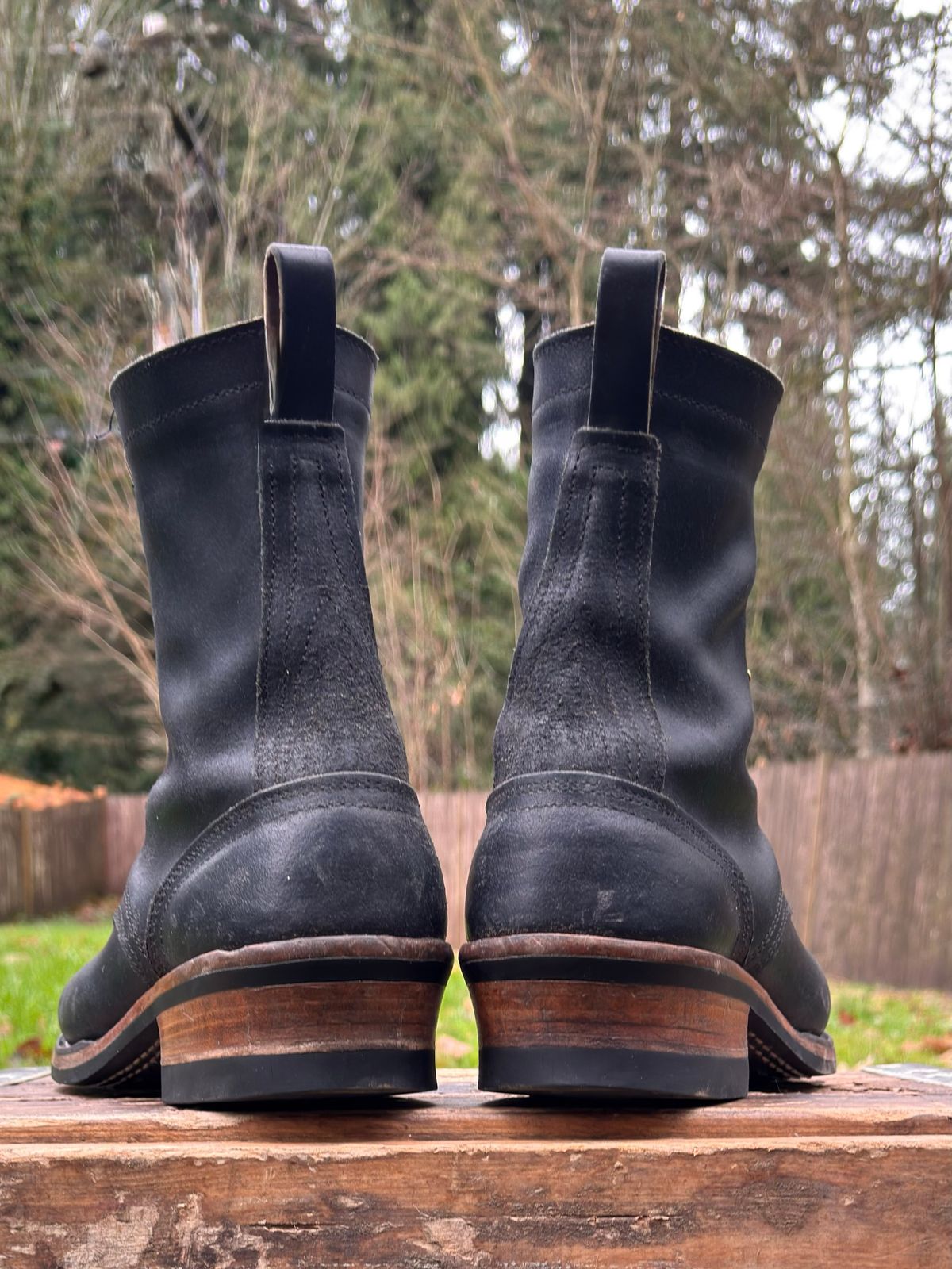 Photo by Atevans77 on January 4, 2026 of the Nicks Ranger in Horween Black Waxed Flesh.