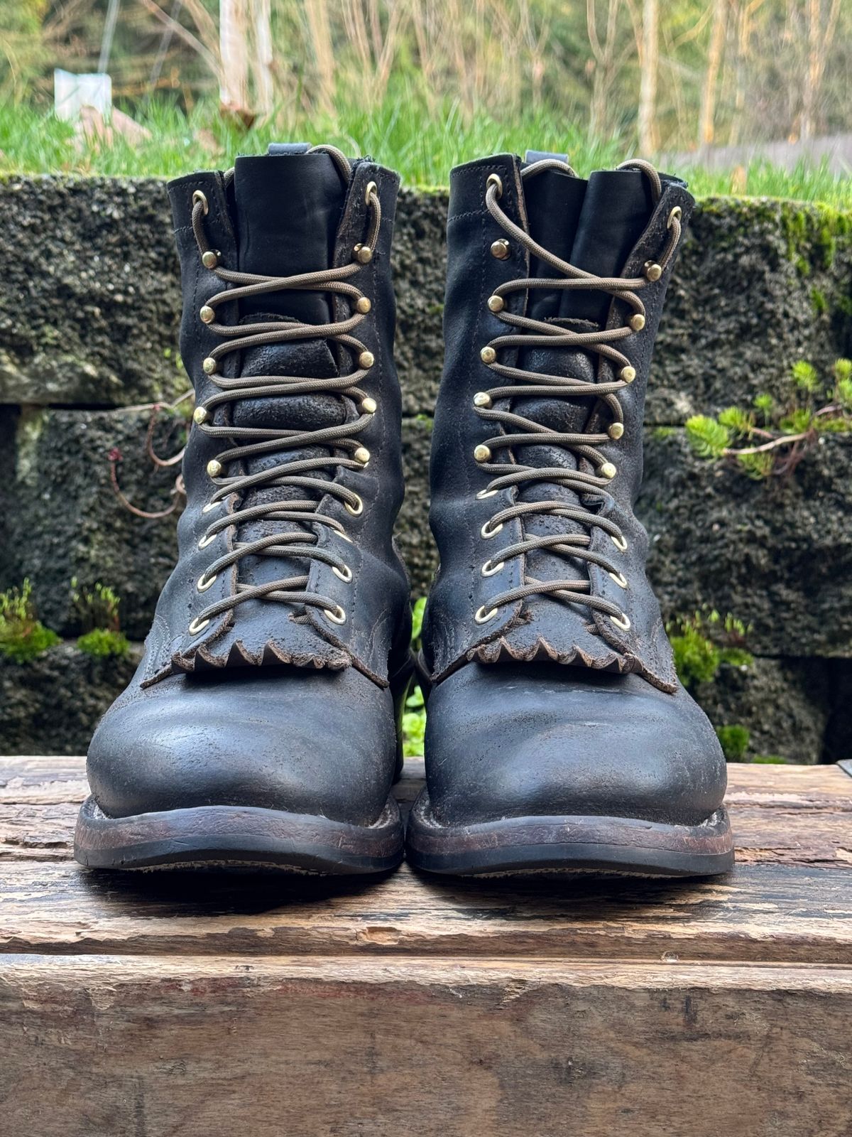 Photo by Atevans77 on February 5, 2026 of the Nicks Ranger in Horween Black Waxed Flesh.