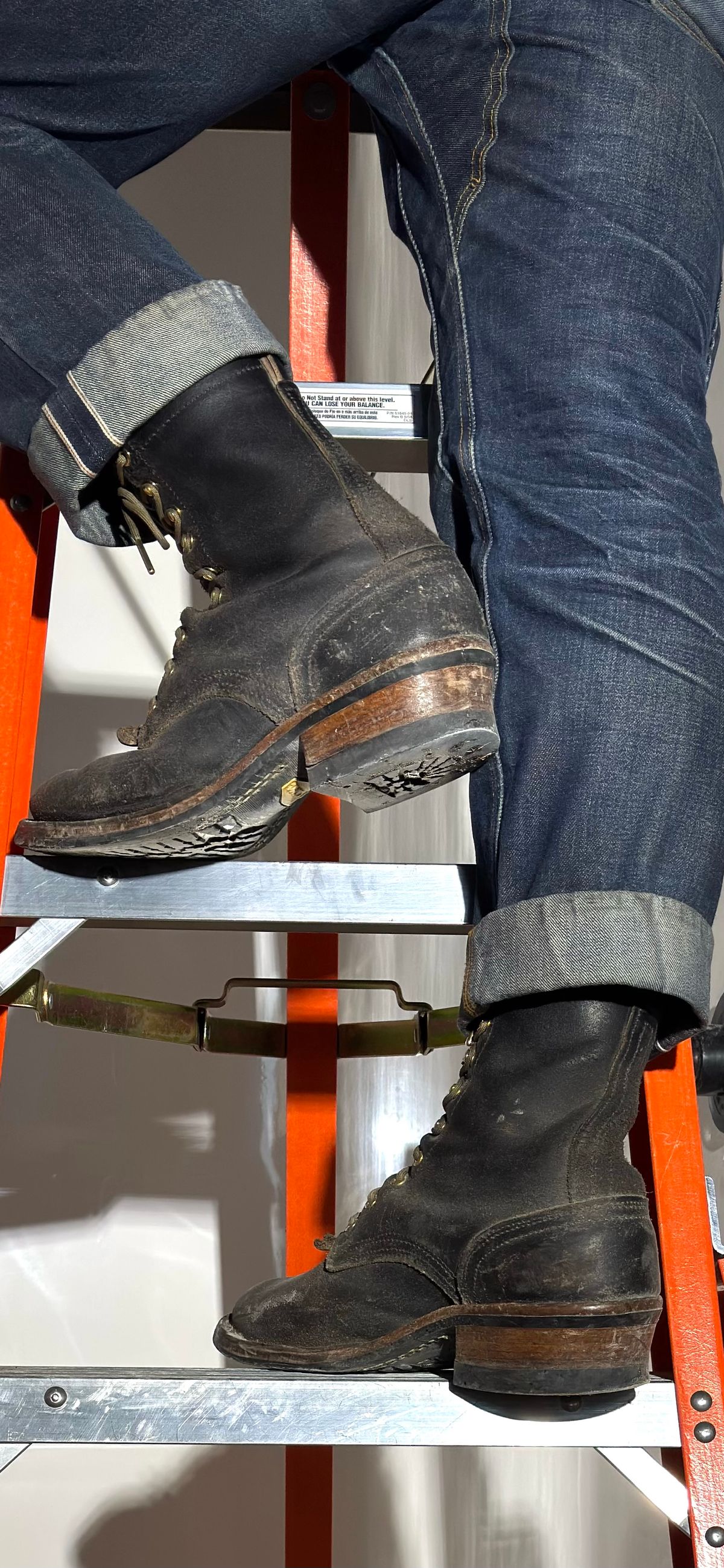 Photo by Atevans77 on April 2, 2026 of the Nicks Ranger in Horween Black Waxed Flesh.