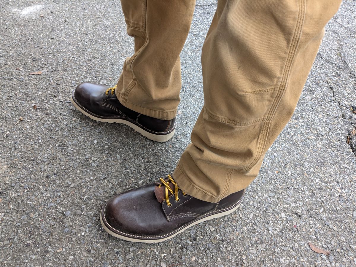 Photo by albone on April 14, 2026 of the Luos Jiet City Railway Boot in Brown TeaCore.