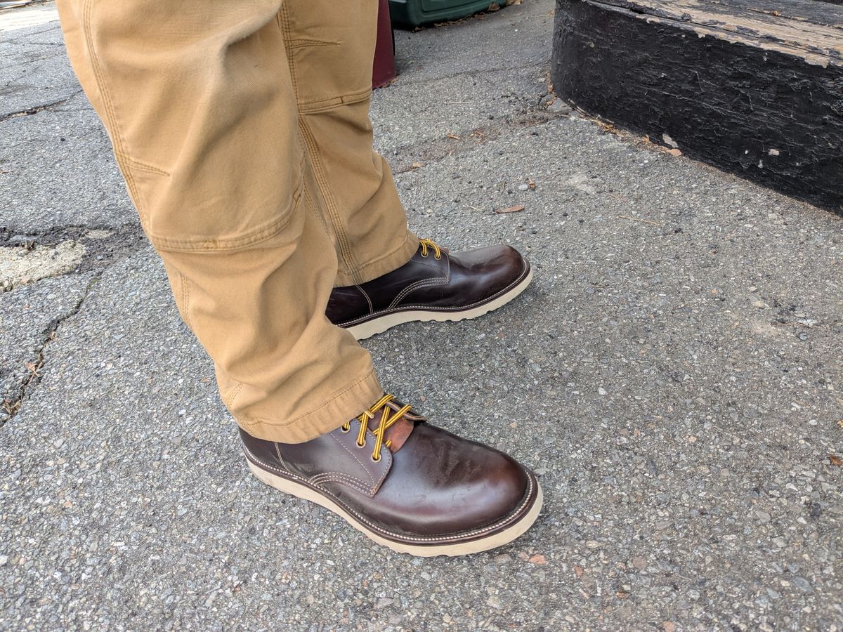 Photo by albone on April 14, 2026 of the Luos Jiet City Railway Boot in Brown TeaCore.