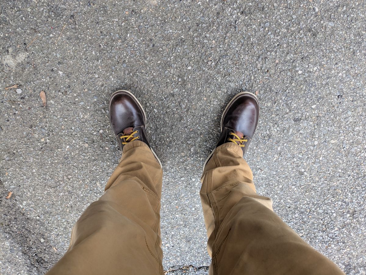 Photo by albone on April 14, 2026 of the Luos Jiet City Railway Boot in Brown TeaCore.