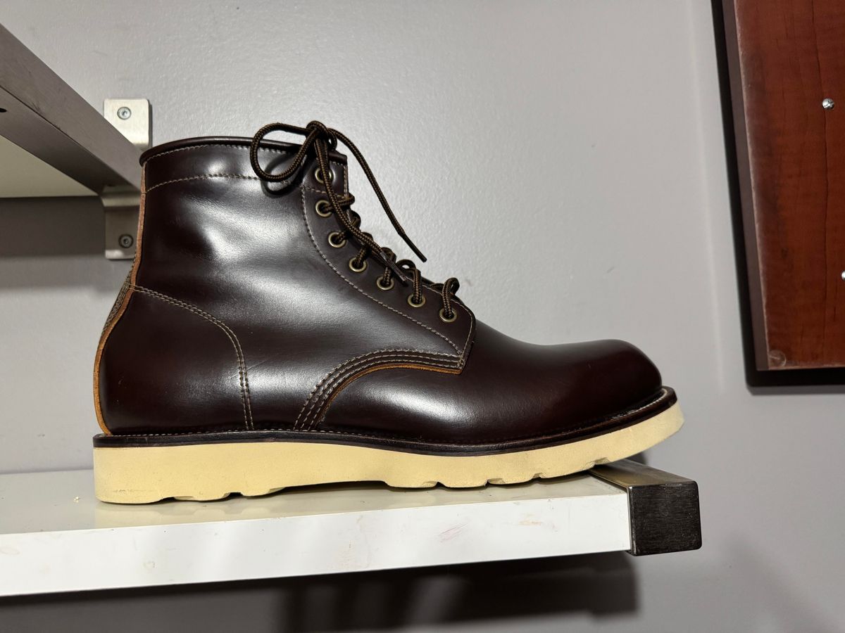 Photo by albone on April 14, 2026 of the Luos Jiet City Railway Boot in Brown TeaCore.