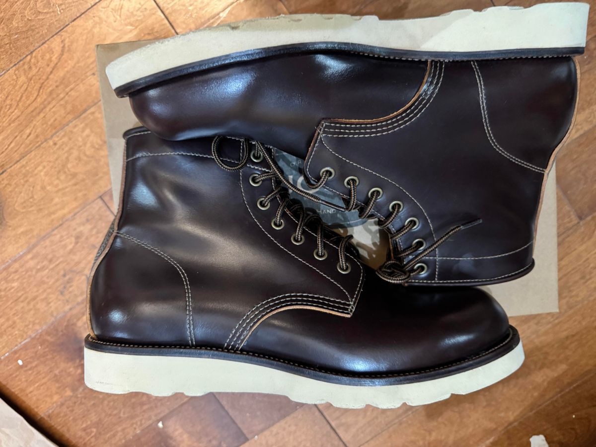 Photo by albone on April 14, 2026 of the Luos Jiet City Railway Boot in Brown TeaCore.