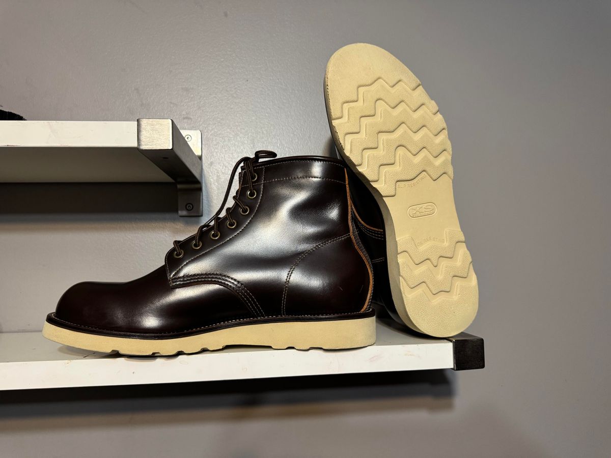 Photo by albone on April 14, 2026 of the Luos Jiet City Railway Boot in Brown TeaCore.