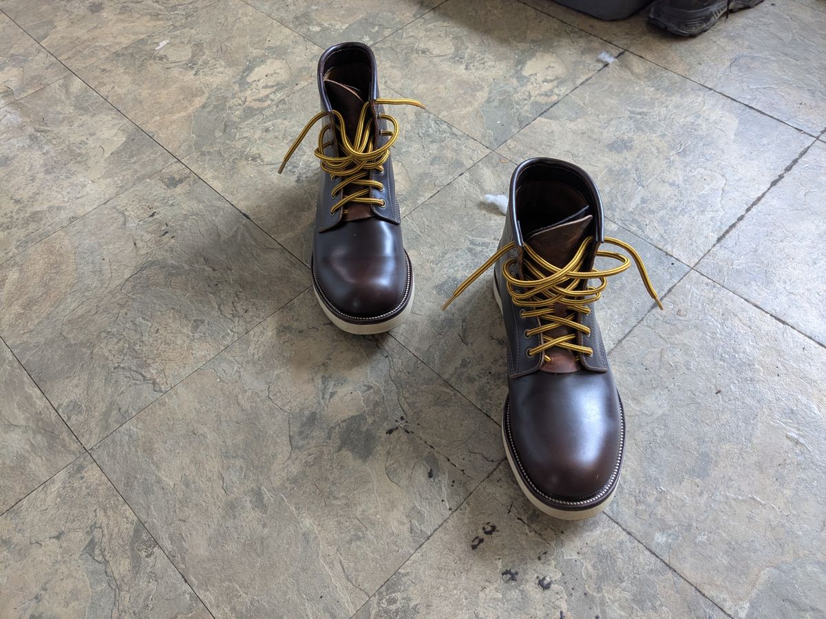 Photo by albone on April 14, 2026 of the Luos Jiet City Railway Boot in Brown TeaCore.