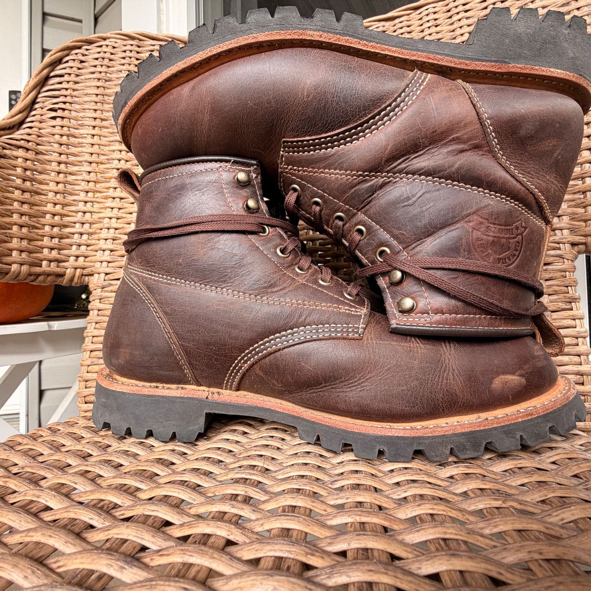 Photo by SirDabsAlot on October 4, 2025 of the Canada West Boots WM. Moorby 2857 in Grand Canyon Breakwall.