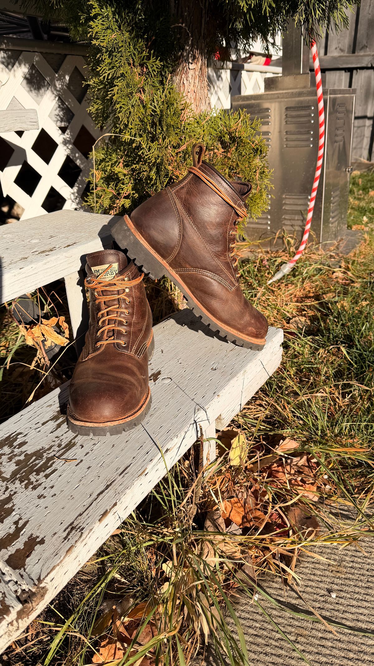 Photo by SirDabsAlot on November 2, 2025 of the Canada West Boots WM. Moorby 2857 in Grand Canyon Breakwall.