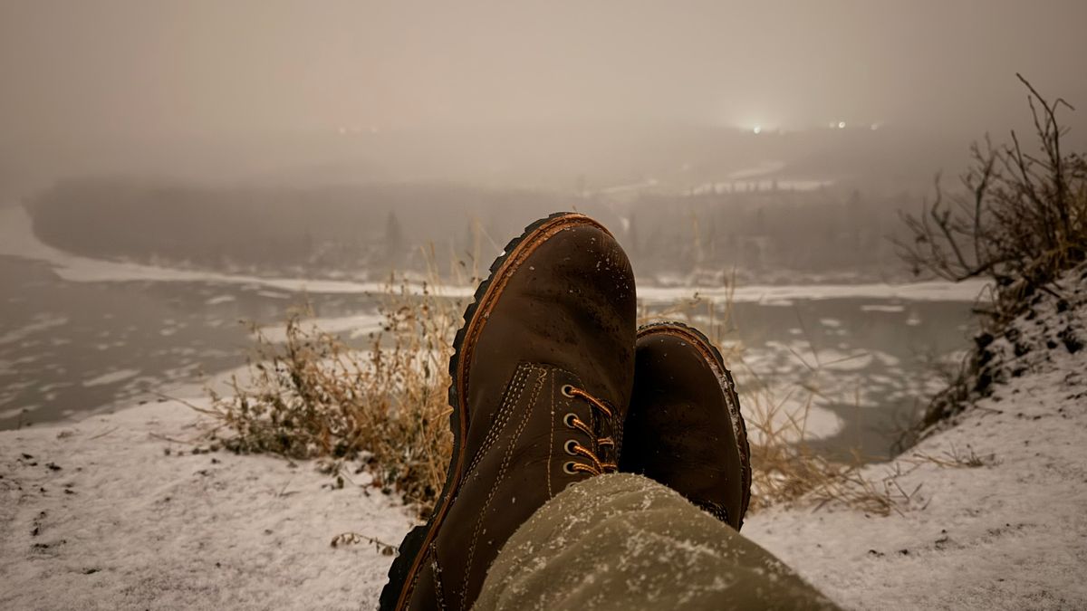 Photo by SirDabsAlot on November 28, 2025 of the Canada West Boots WM. Moorby 2857 in Grand Canyon Breakwall.