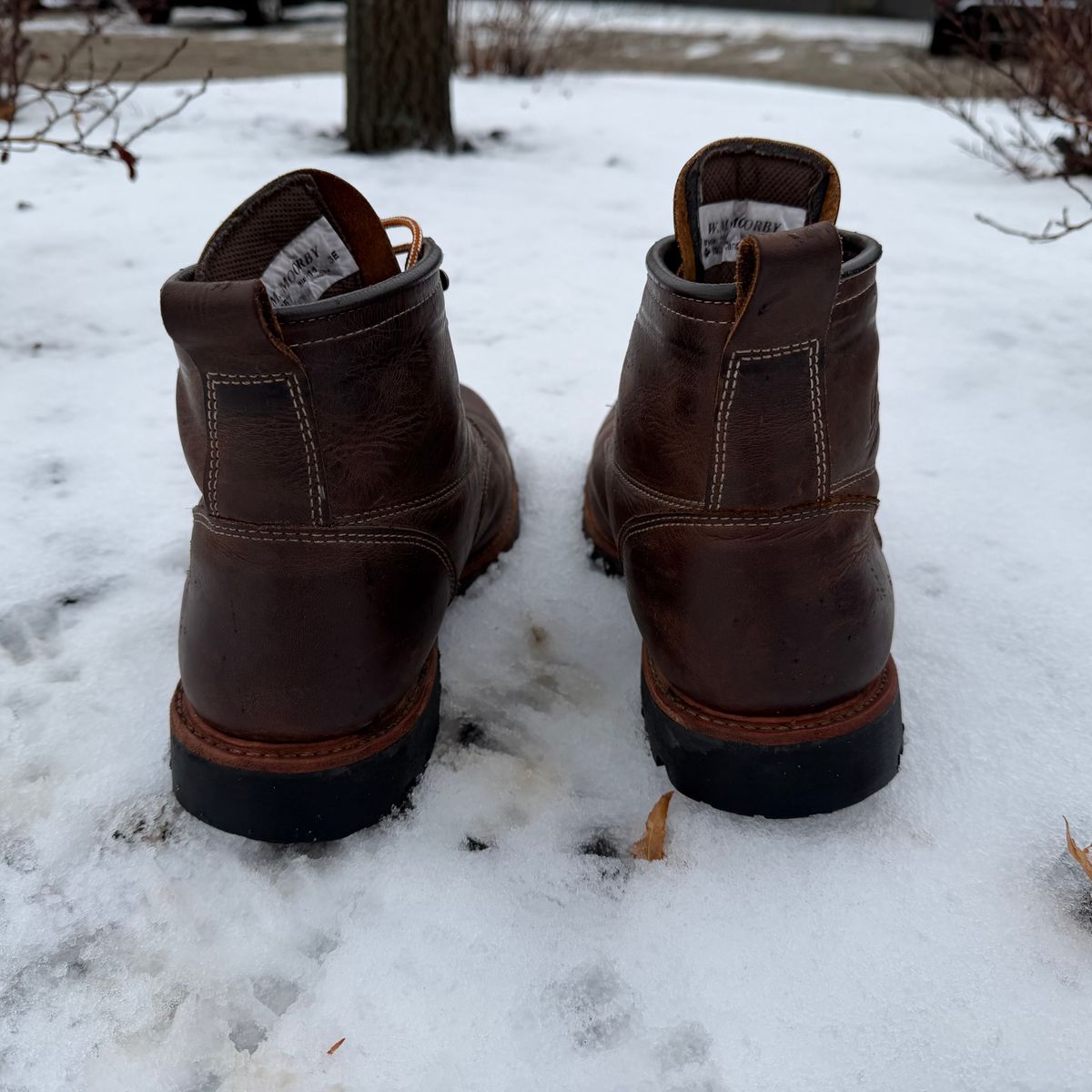 Photo by SirDabsAlot on December 4, 2025 of the Canada West Boots WM. Moorby 2857 in Grand Canyon Breakwall.