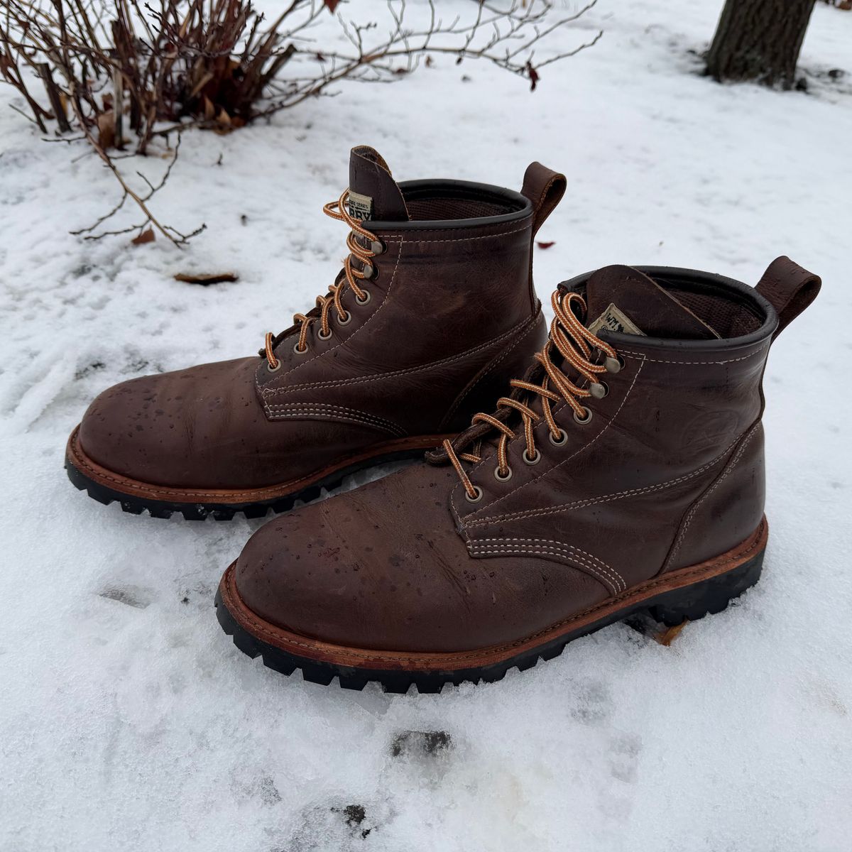 Photo by SirDabsAlot on December 4, 2025 of the Canada West Boots WM. Moorby 2857 in Grand Canyon Breakwall.