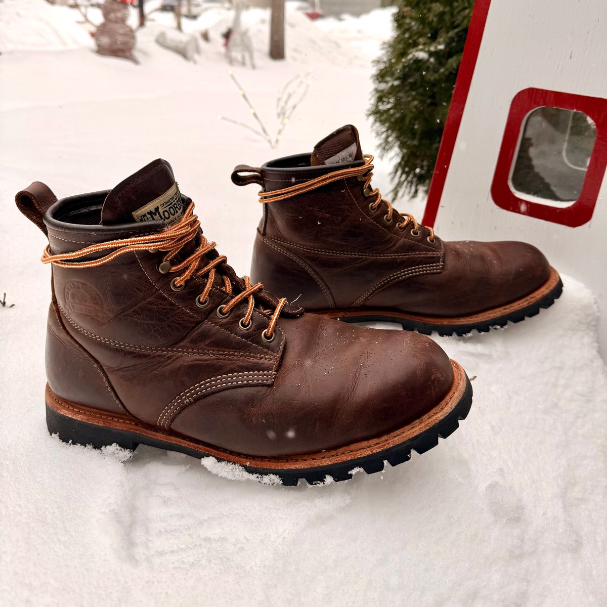 Photo by SirDabsAlot on January 1, 2026 of the Canada West Boots WM. Moorby 2857 in Grand Canyon Breakwall.