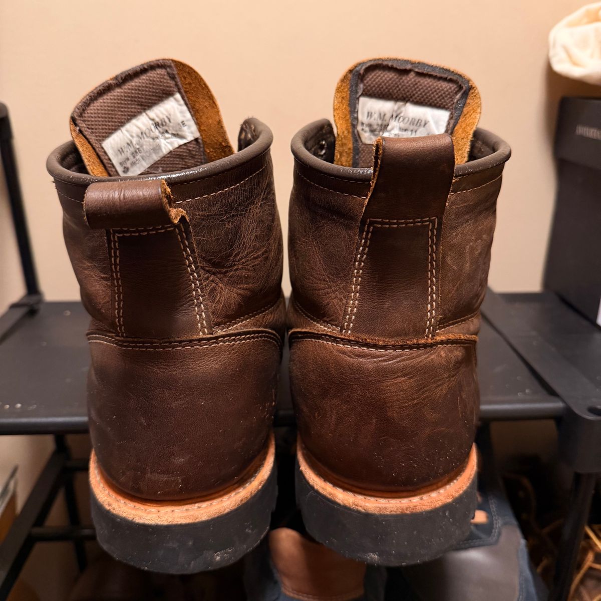 Photo by SirDabsAlot on February 4, 2026 of the Canada West Boots WM. Moorby 2857 in Grand Canyon Breakwall.