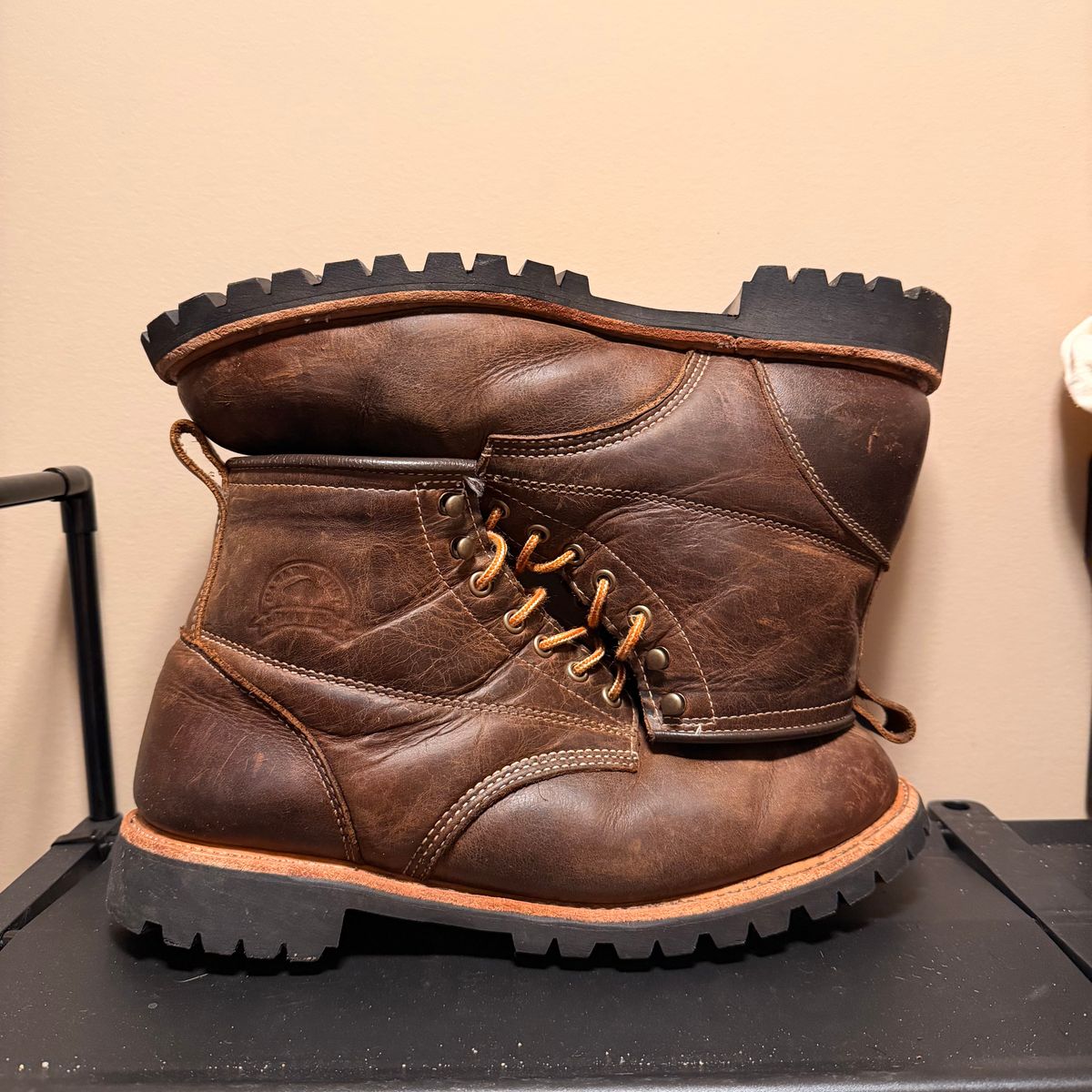 Photo by SirDabsAlot on February 4, 2026 of the Canada West Boots WM. Moorby 2857 in Grand Canyon Breakwall.