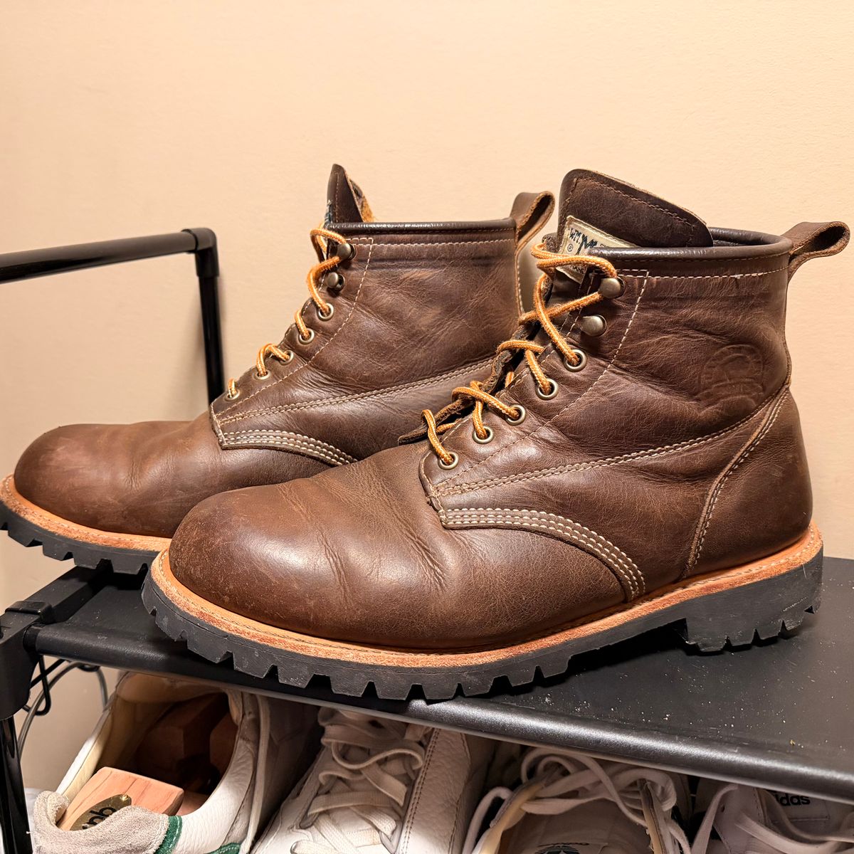 Photo by SirDabsAlot on March 5, 2026 of the Canada West Boots WM. Moorby 2857 in Grand Canyon Breakwall.