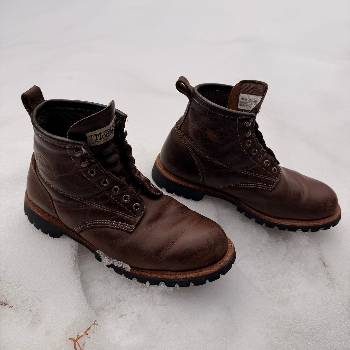 Photo by SirDabsAlot on April 3, 2026 of the Canada West Boots WM. Moorby 2857 in Grand Canyon Breakwall.