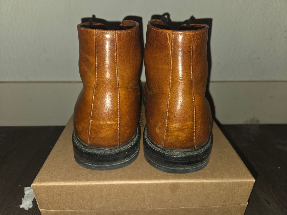 Photo by DRYoung on February 5, 2026 of the Grant Stone Edward Boot in C.F. Stead Brooklyn Calf.