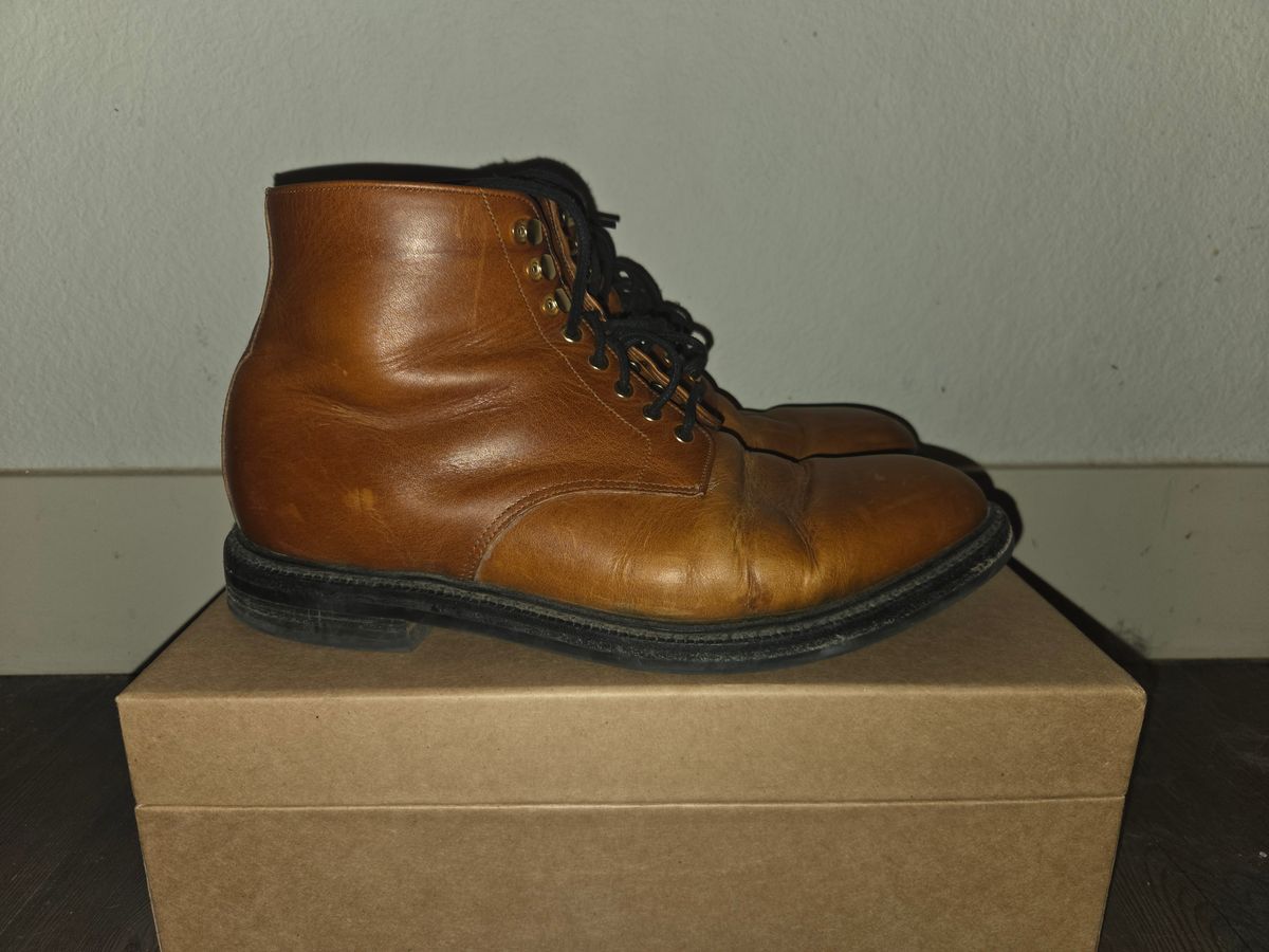 Photo by DRYoung on February 5, 2026 of the Grant Stone Edward Boot in C.F. Stead Brooklyn Calf.