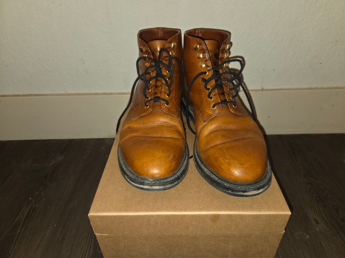 Photo by DRYoung on March 6, 2026 of the Grant Stone Edward Boot in C.F. Stead Brooklyn Calf.