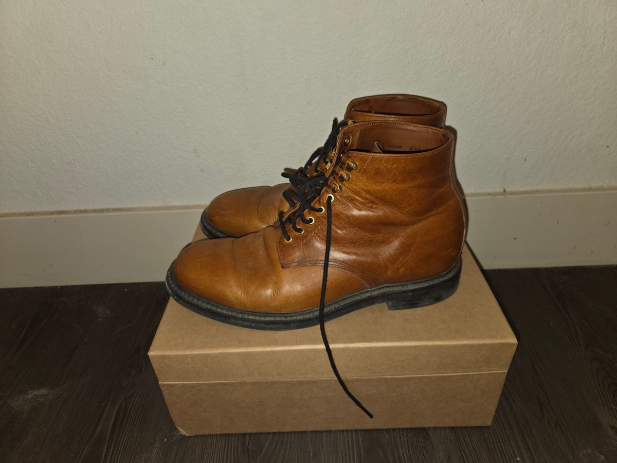 Photo by DRYoung on March 6, 2026 of the Grant Stone Edward Boot in C.F. Stead Brooklyn Calf.