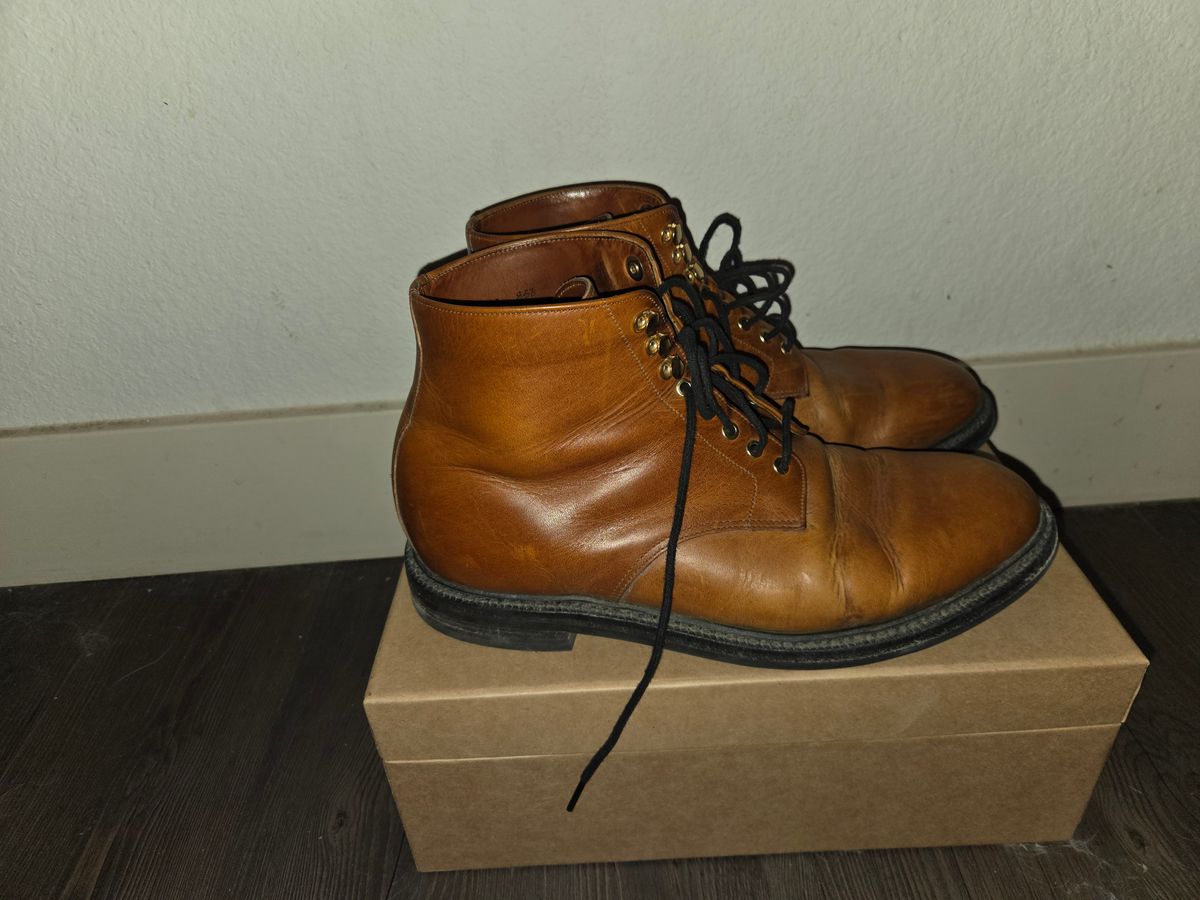 Photo by DRYoung on March 6, 2026 of the Grant Stone Edward Boot in C.F. Stead Brooklyn Calf.