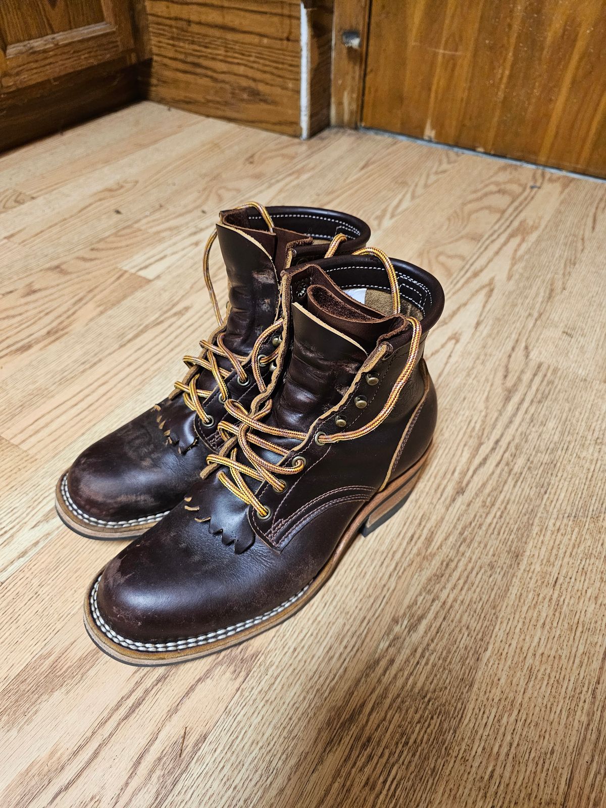 Photo by DRYoung on December 6, 2024 of the Frank's Boots Wilshire in Seidel Brown Domain.