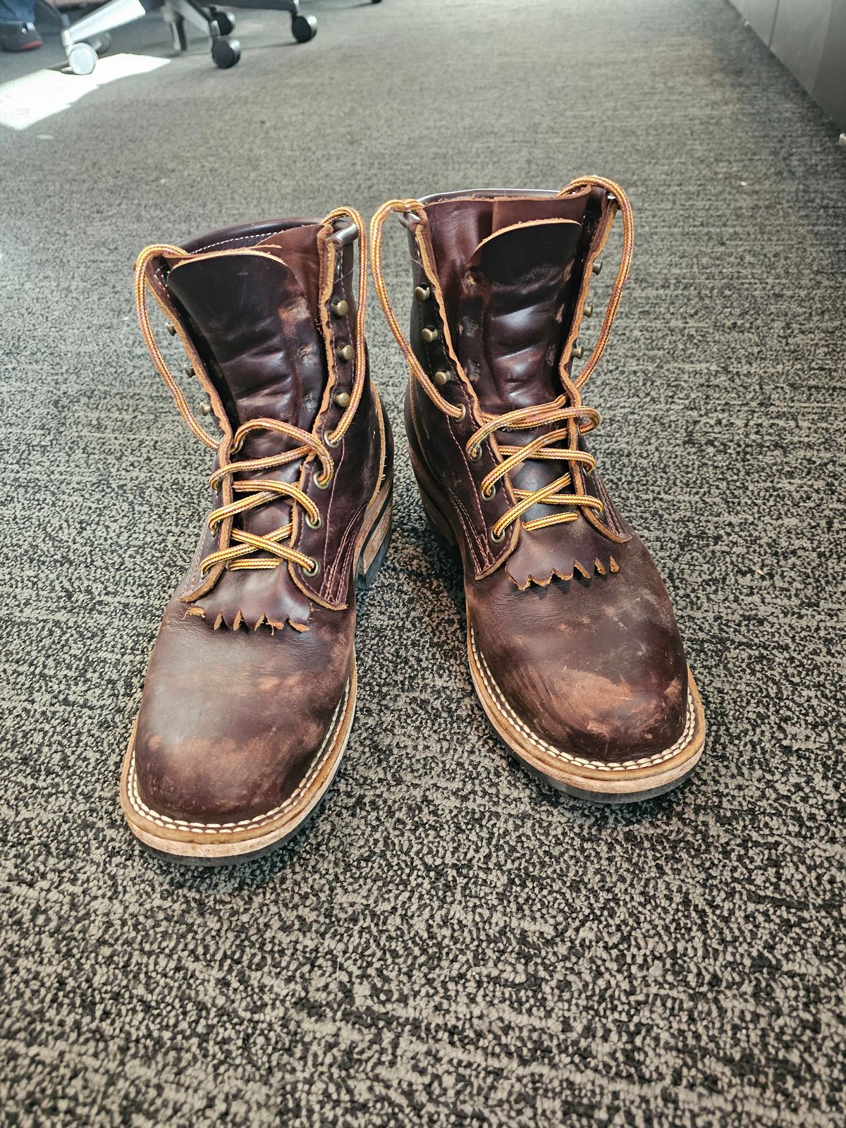 Photo by DRYoung on February 5, 2025 of the Frank's Boots Wilshire in Seidel Brown Domain.