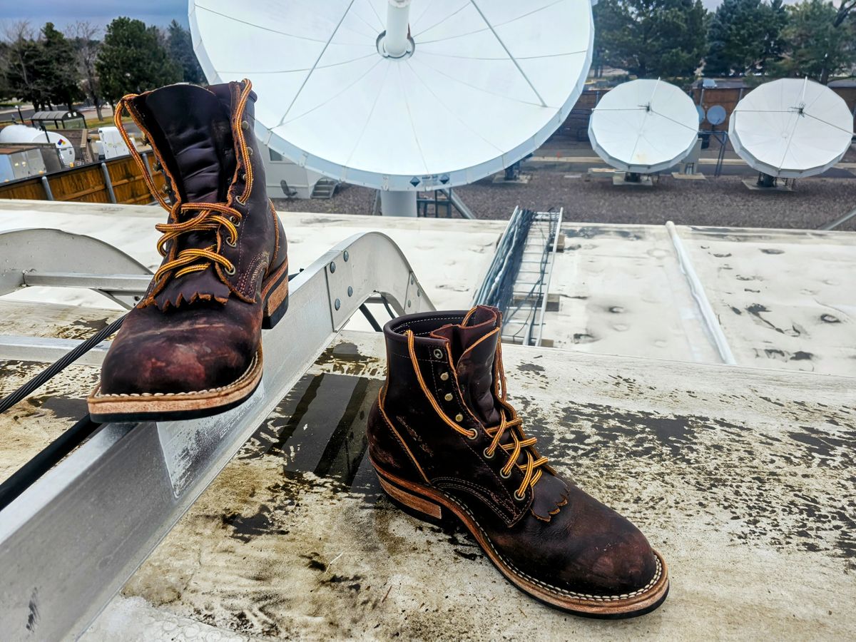 Photo by DRYoung on April 4, 2025 of the Frank's Boots Wilshire in Seidel Brown Domain.